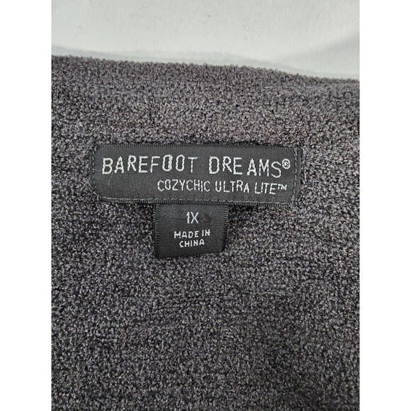 Barefoot Dreams Cardigan Sweater Cozy Chic Ultra Lite Sleeveless sz 1X Black - Picture 7 of 9